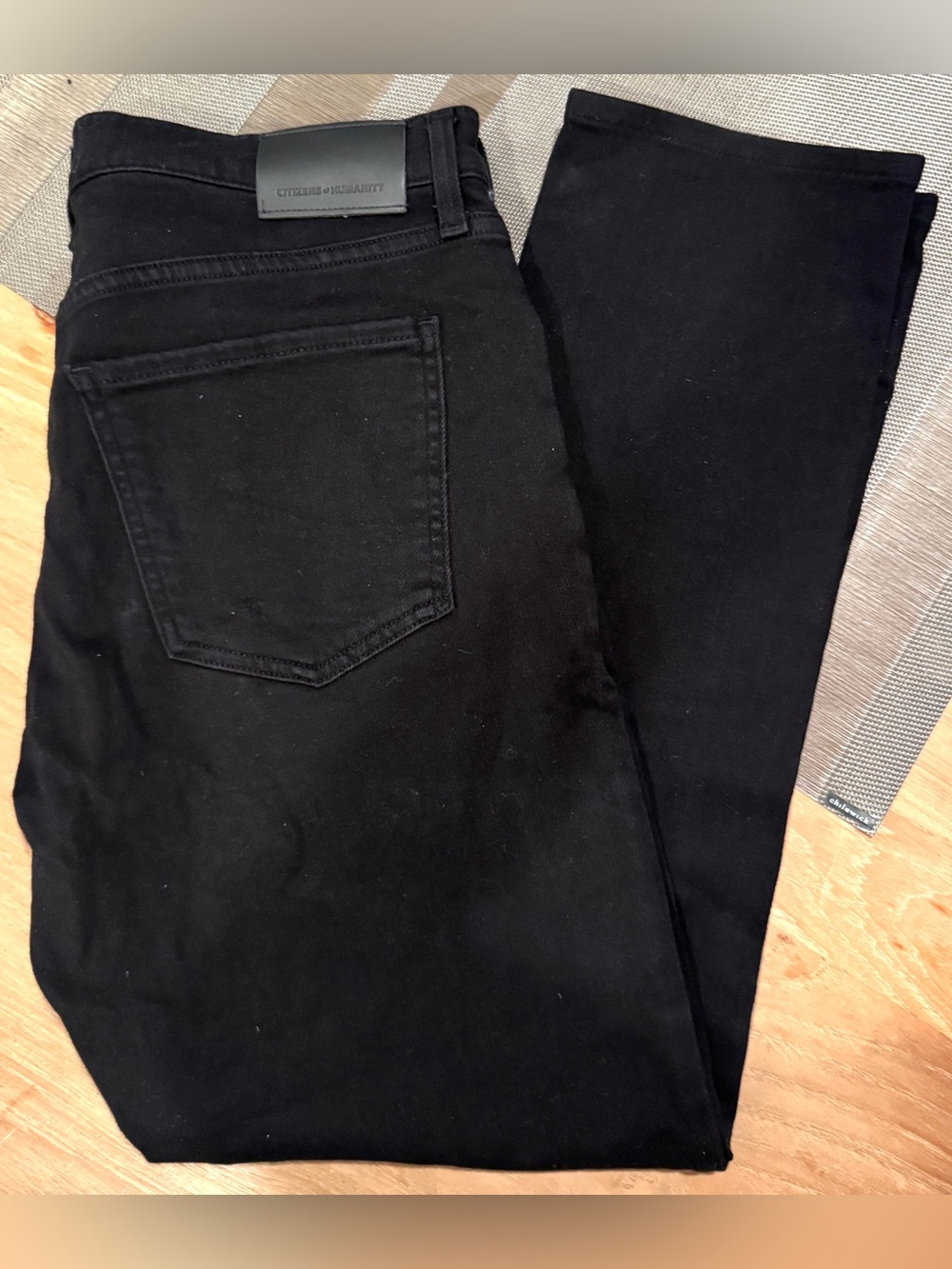 Citizens of Humanity Gage Slim Stretch Straight Black Jeans. W31. A+ Condition.